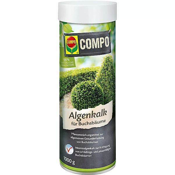 Compo Premium Algenkalk für Buchsbäume 1 kg günstig online kaufen