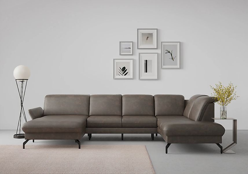 sit&more Wohnlandschaft "Fashion U-Form" wahlweise mit Kopfteilverstellung, günstig online kaufen