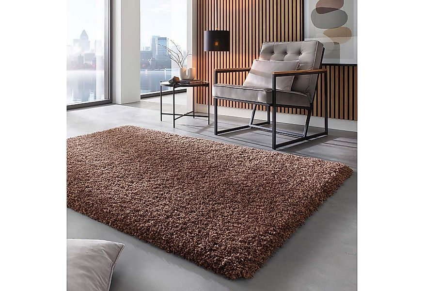 TaraCarpet Langflor-Teppich Ragolle Twilight, rechteckig, Höhe: 60 mm, Shag günstig online kaufen