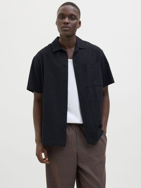 Jack & Jones Kurzarmhemd Kubisches Muster, günstig online kaufen