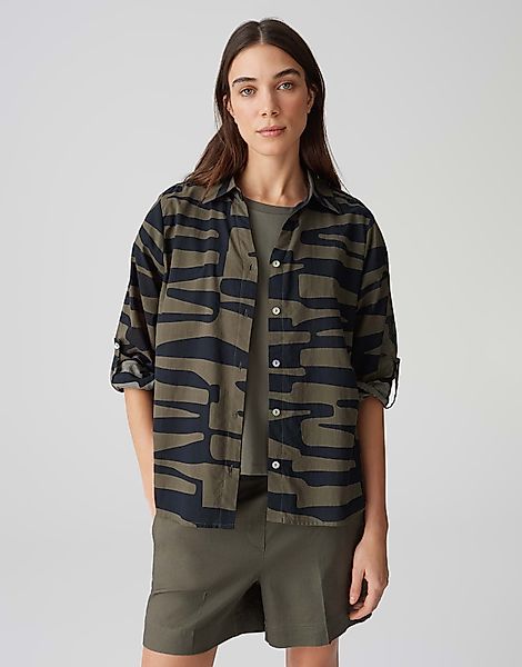 OPUS Langarmbluse FUMANI JUNGLE aus Cotton günstig online kaufen