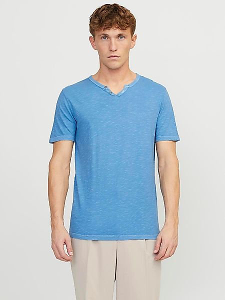 Jack & Jones T-Shirt JJESPLIT NECK günstig online kaufen