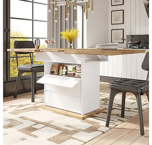 MODFU Esstisch Multifunktionaler Ausziehtisch (Ausziehbarer Teleskoptisch m günstig online kaufen