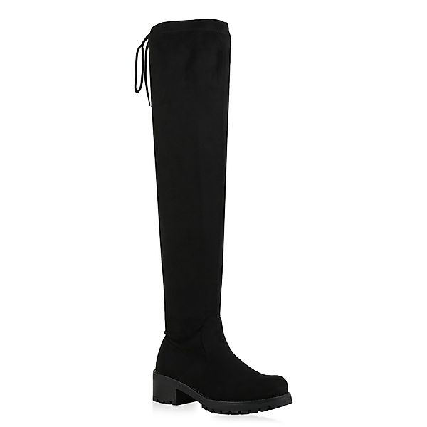 VAN HILL 831540 Overkneestiefel Damen Overknees günstig online kaufen