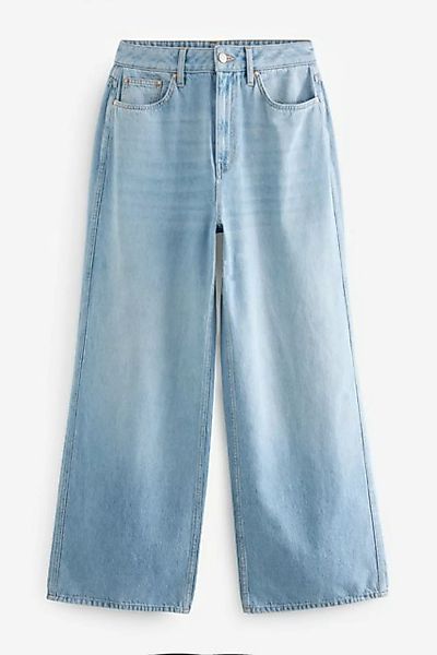 Next Weite Jeans Loose Fit Jeans mit weitem Bein Sanduhrform (1-tlg) günstig online kaufen