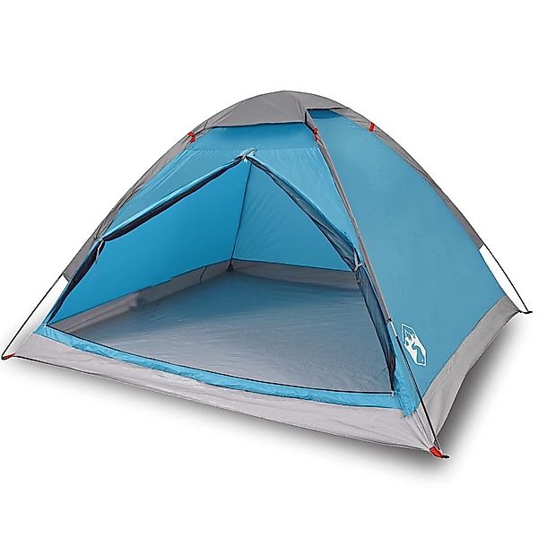 vidaXL Kuppelzelt Kuppel-Campingzelt 4 Personen Blau günstig online kaufen