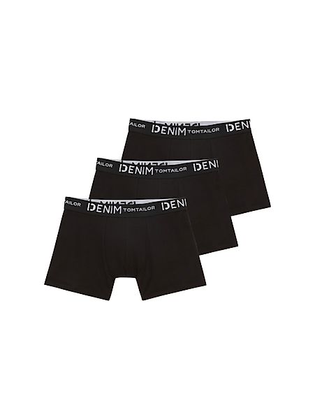 TOM TAILOR Denim Boxershorts Packung, 3 Stk. tlg., mit Logo-Stretchbund günstig online kaufen