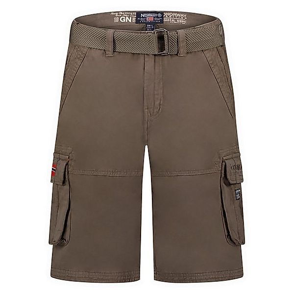 Geographical Norway Cargoshorts Herren kurze Hose PIONEC (1-tlg) Mit Gürtel günstig online kaufen