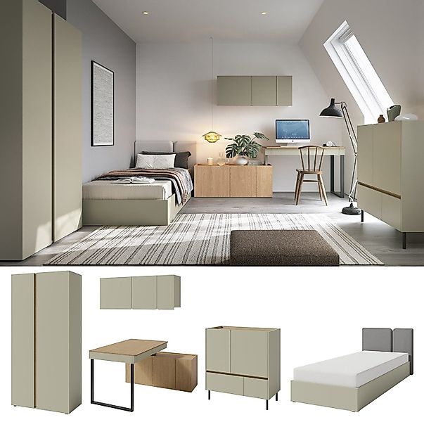 QMM TraumMöbel Jugendzimmer-Set komplett Laris Set günstig online kaufen