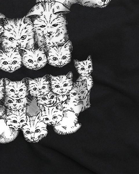 style3 T-Shirt Cat Skull katze miez günstig online kaufen