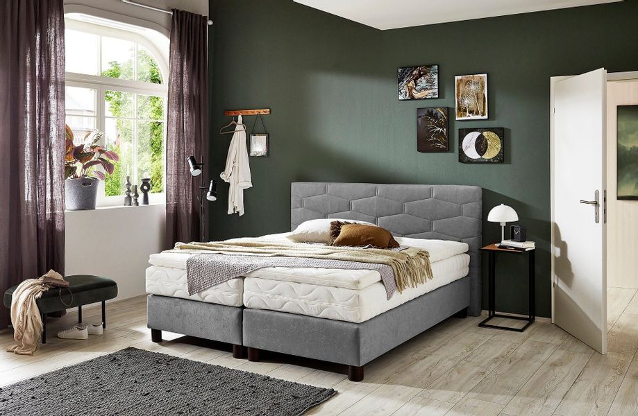 Westfalia Schlafkomfort Boxspringbett wahlweise mit Topper günstig online kaufen