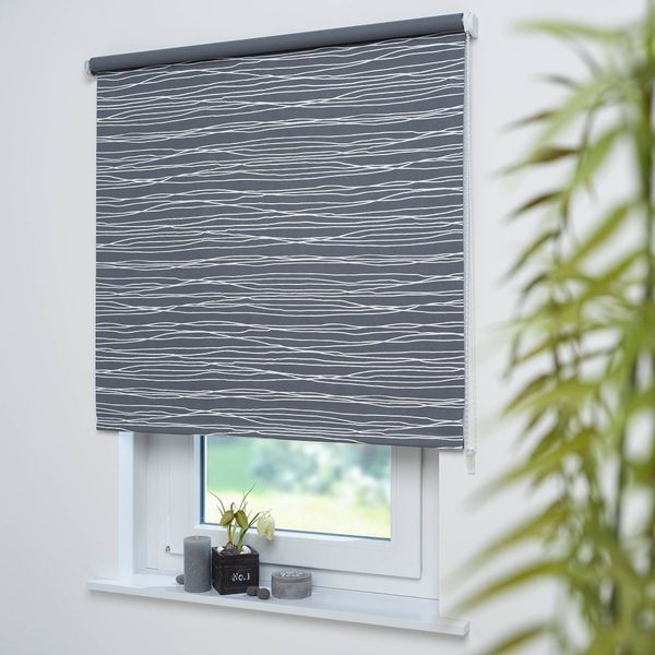 Liedeco Seitenzugrollo "Dekor Sahara" Lichtschutz ohne Bohren günstig online kaufen