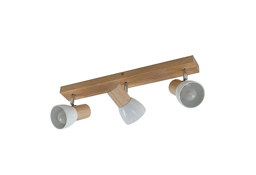 Lindby Deckenstrahler Thorin, Holz IP20, 3 x 40 W günstig online kaufen