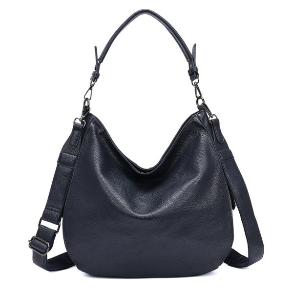 ITALYSHOP24 Schultertasche DAMEN TASCHE SHOPPER Hobo günstig online kaufen