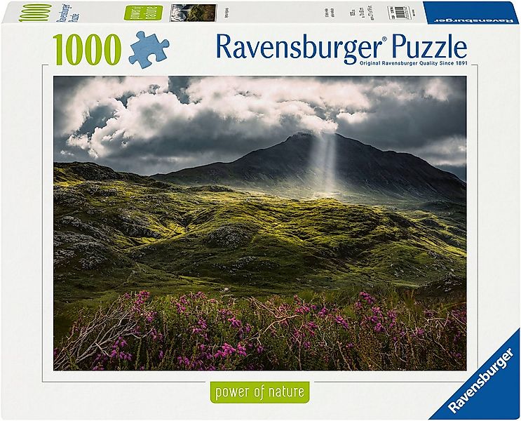Ravensburger Puzzle power of nature, Mysteriöse Berge, 1000 Puzzleteile, Ma günstig online kaufen