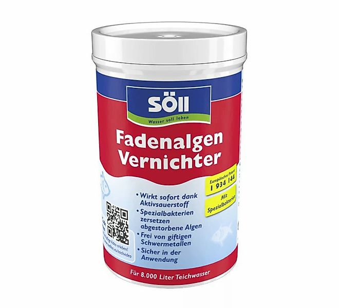 Söll Fadenalgenvernichter 250g Teiche bis 8000 Liter günstig online kaufen