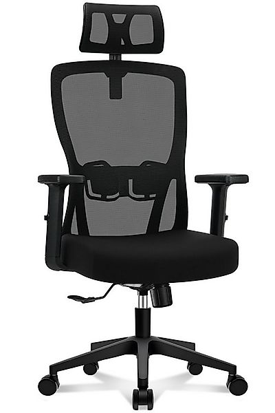 Durrafy Bürostuhl Ergonomischer Mesh Bürostuhl – atmungsaktiv mit Wippfunkt günstig online kaufen