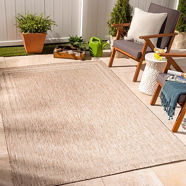 Livabliss Teppich "LENON" rechteckig 4 mm Höhe Teppich In- /Outdoor Boho Ju günstig online kaufen