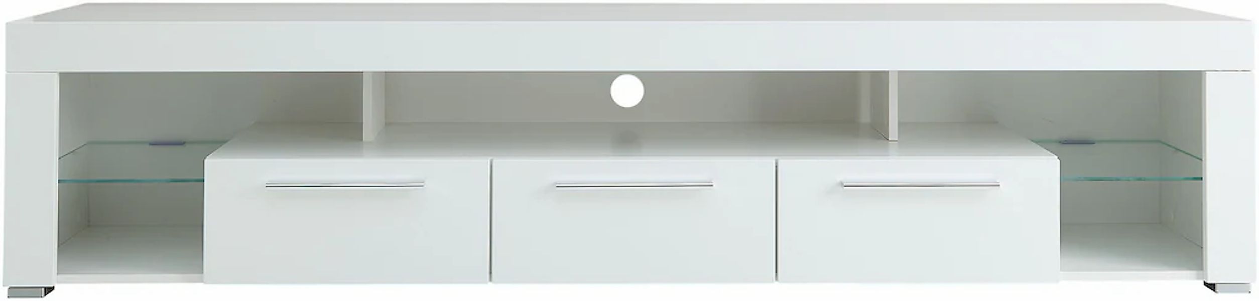 Stolkom TV-Schrank "Goal", 3 Schubkästen, 5 offenen Fächern, Stellmaß 200/4 günstig online kaufen