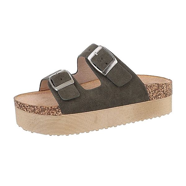 Ital-Design Damen Mules Freizeit Plateausandaletten (86706584) günstig online kaufen