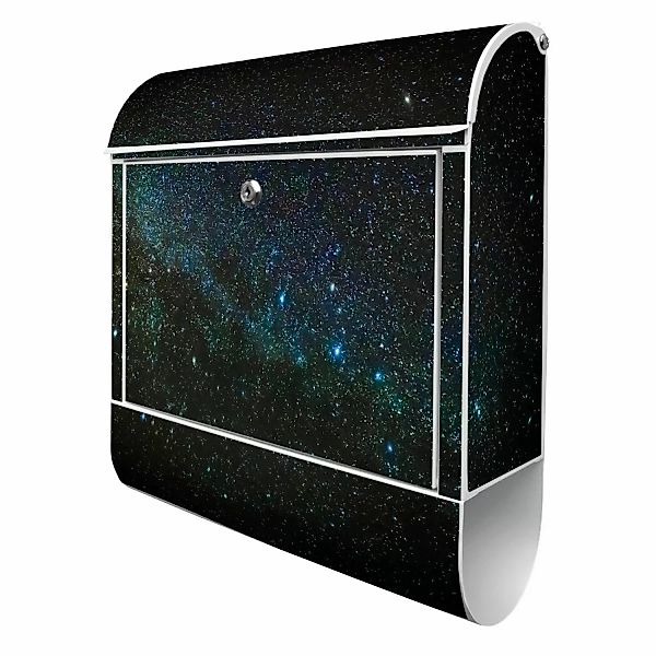 Banjado Design Briefkasten Weiß Pulverbeschichtet 39x47x14cm 2 Schlüssel Mi günstig online kaufen