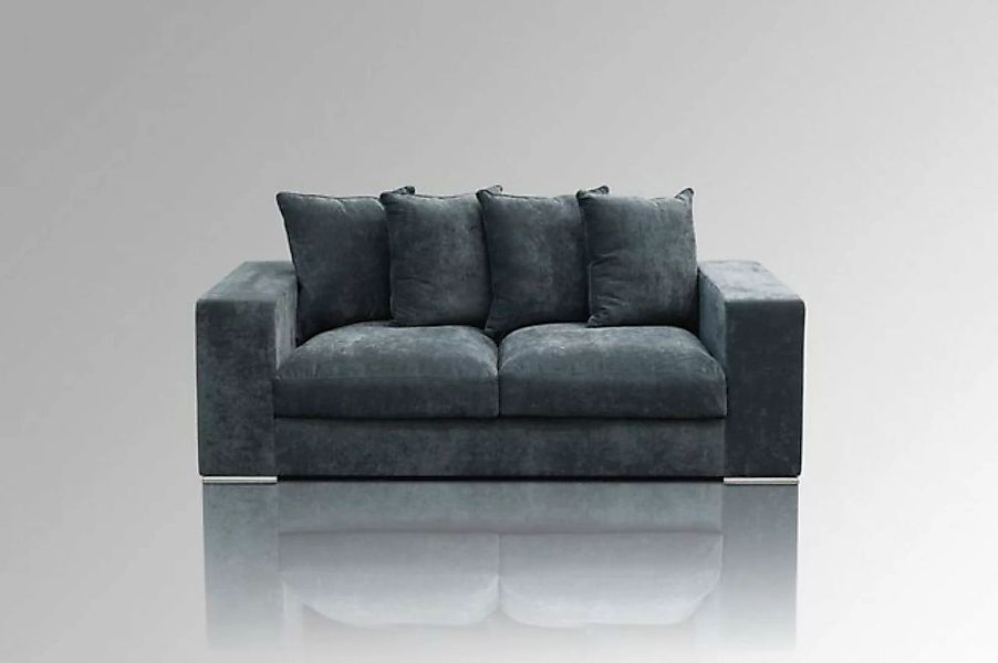 AMARIS Elements Sofa 'George' 2 Sitzer Couch 2m, Samt od. Stoff-Bezug gemüt günstig online kaufen