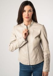 Mauritius Lederjacke "MWCelly" mit Stehkragen, Reißverschlusstaschen günstig online kaufen