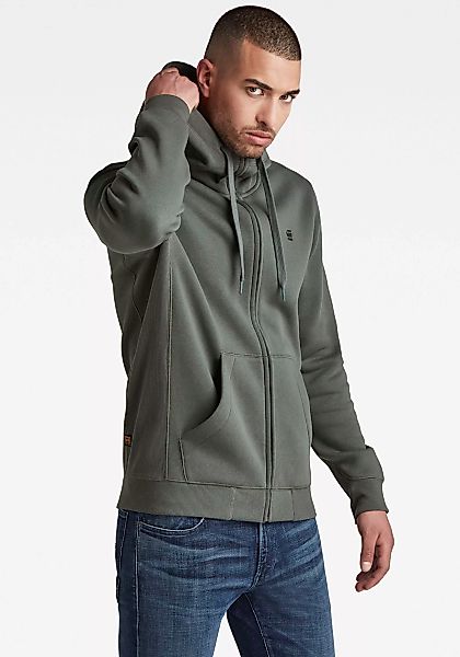 G-Star RAW Kapuzensweatjacke "Premium Basic Hooded Zip Sweater" günstig online kaufen