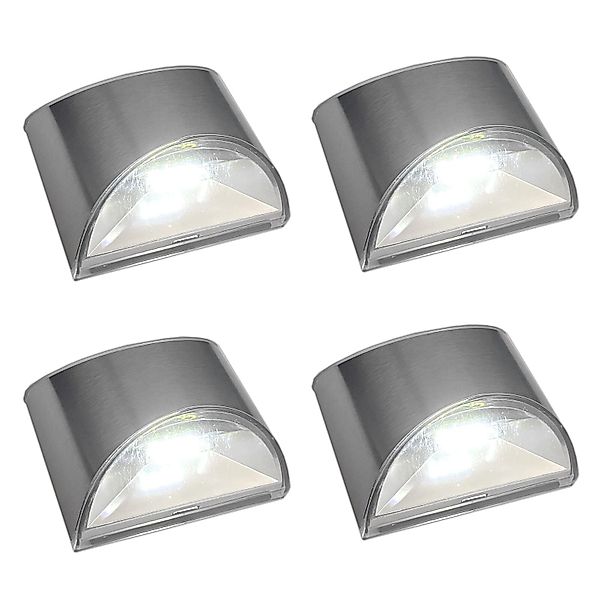 HAC24 LED Wandleuchte 4x Solar Wandlaterne günstig online kaufen