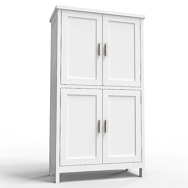 oyajia Mehrzweckschrank Küchenschrank Badezimmerschrank (mit Türen günstig online kaufen