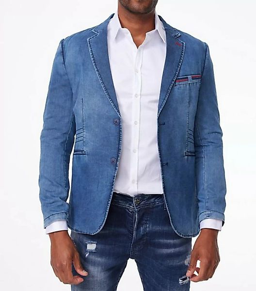 Denim House Jeansblazer Extravagantes Herren Jeanssakko mit feinen Akzenten günstig online kaufen