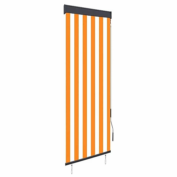 Außenrollo 60 X 250 Cm Weiß Und Orange günstig online kaufen