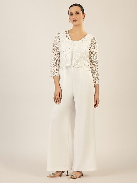 Apart Jumpsuit mit kurzem Spitzenjäckchen günstig online kaufen
