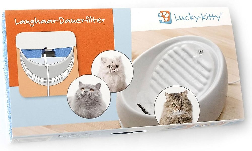 Lucky-Kitty Trinkbrunnen Langhaar-Dauerfilter für Trinknapf, Wasserfilter, günstig online kaufen