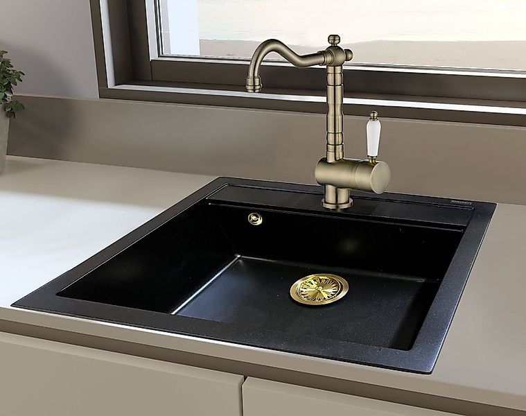 GURARI Küchenspüle SQQ100 - 601 + TAP 2473-311, 56.5/51 cm, (2 St), Einbau günstig online kaufen