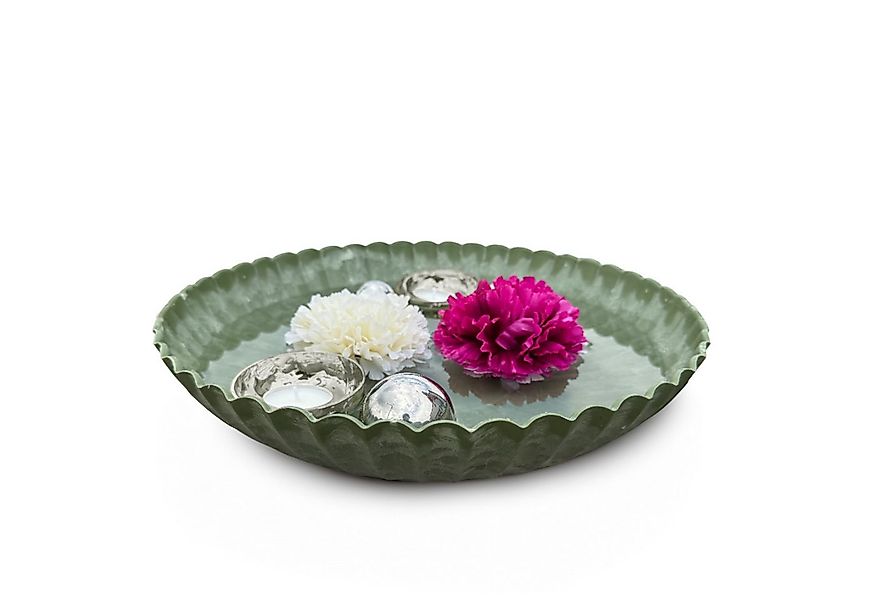 matches21 HOME & HOBBY Wasserspiel Miniteich Set Schale in Grün, Schwimm Te günstig online kaufen