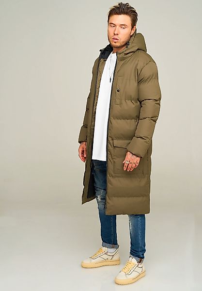 behype Parka "LONGLINE PUFFER PARKA" mit Kapuze günstig online kaufen