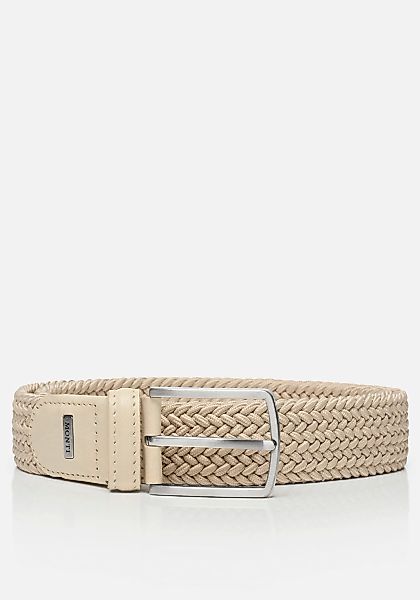 MONTI Ledergürtel "HAMBURG", 3,5 cm breit, Elastischer Flechtgürtel, Casual günstig online kaufen