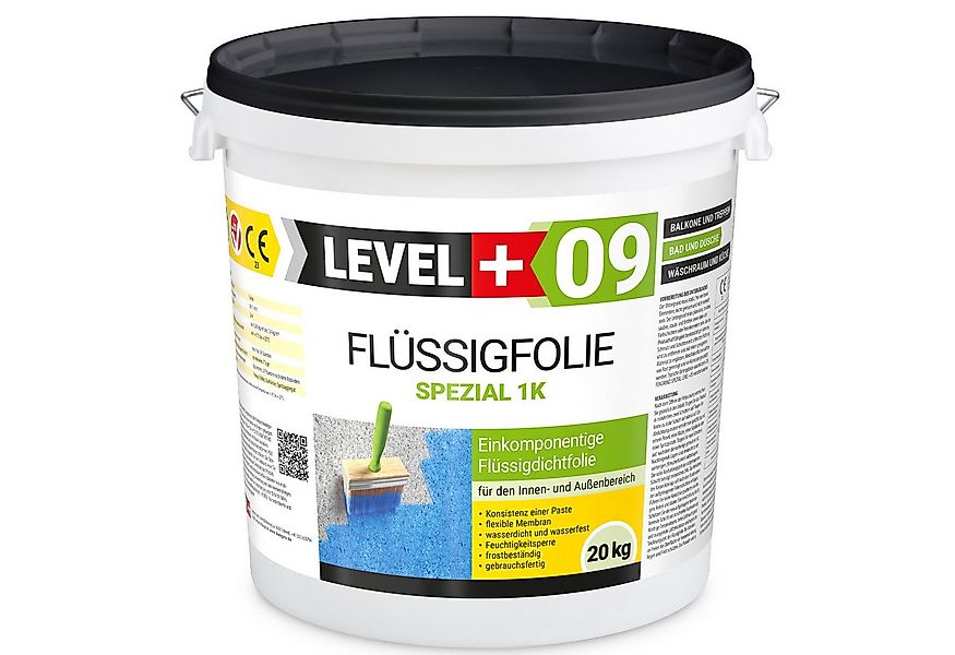 Level+ Dichtstoff LEVEL+ Flüssigfolie Abdichtung Dichtfolie flexibel 20KG L günstig online kaufen