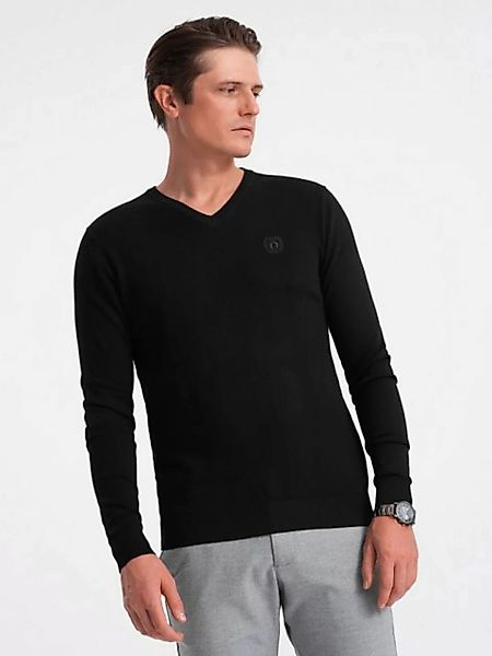 OMBRE V-Ausschnitt-Pullover Eleganter Herrenpullover mit V-Ausschnitt günstig online kaufen
