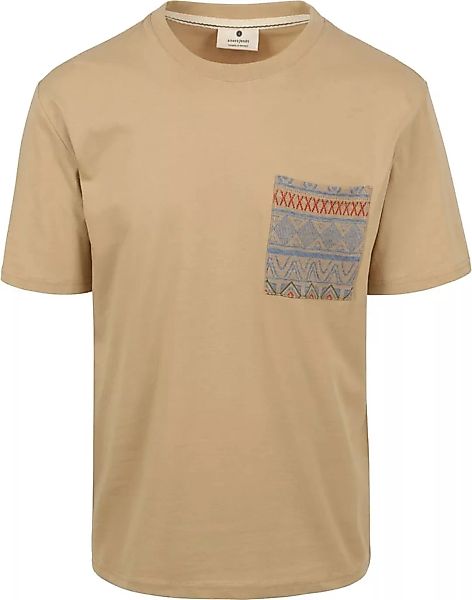 Anerkjendt Kikki T-shirt Jacquard Beige - Größe L günstig online kaufen