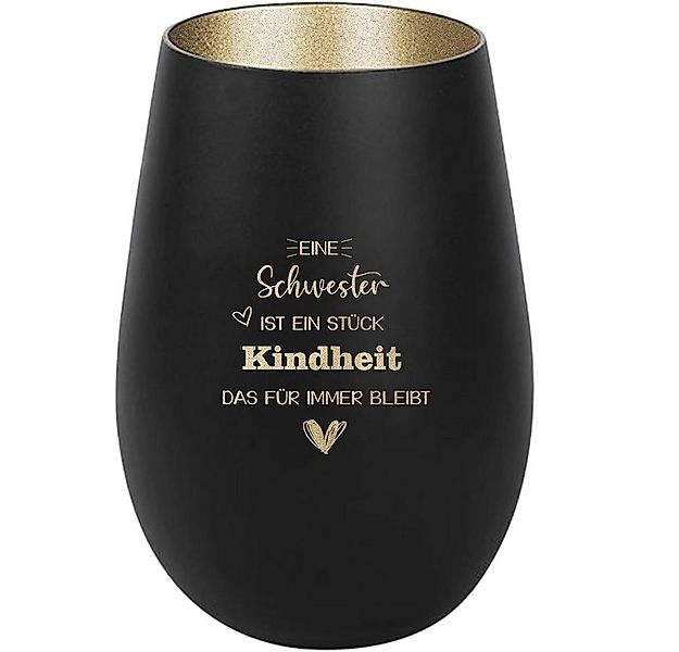 Der Porzellan-Laden Windlicht Windlicht mit Gravur: "Eine Schwester ist ein günstig online kaufen