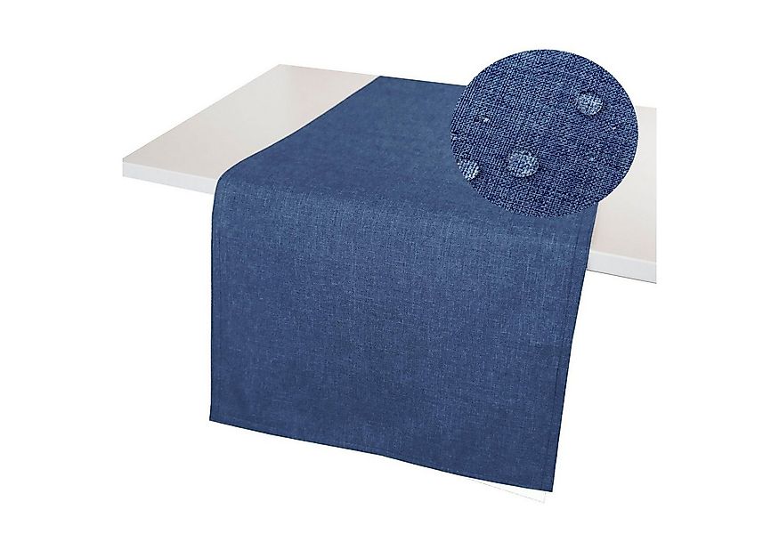 Tischläufer Leinenoptik Tischläufer WINDSTABIL uni Tischdecke, Lotuseffekt, günstig online kaufen