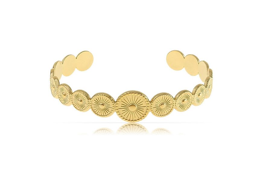 Made by Nami Armreif Sonne Gold Damen Boho Schmuck aus Chirurgischem Edelst günstig online kaufen