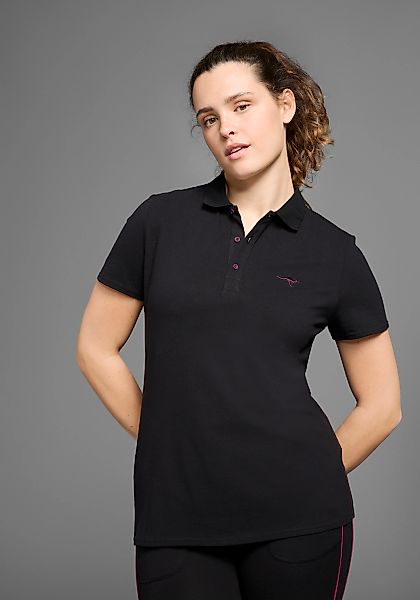 KangaROOS Poloshirt Kurzarm, unifarben, Polokragen, aus günstig online kaufen