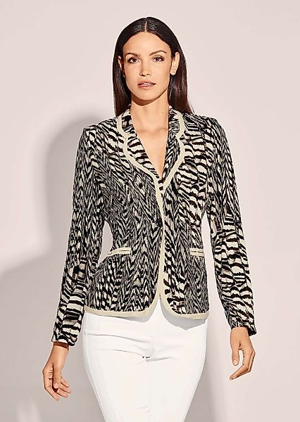 MADELEINE Kurzblazer Sommerlicher Blazer mit kontraststarkem günstig online kaufen