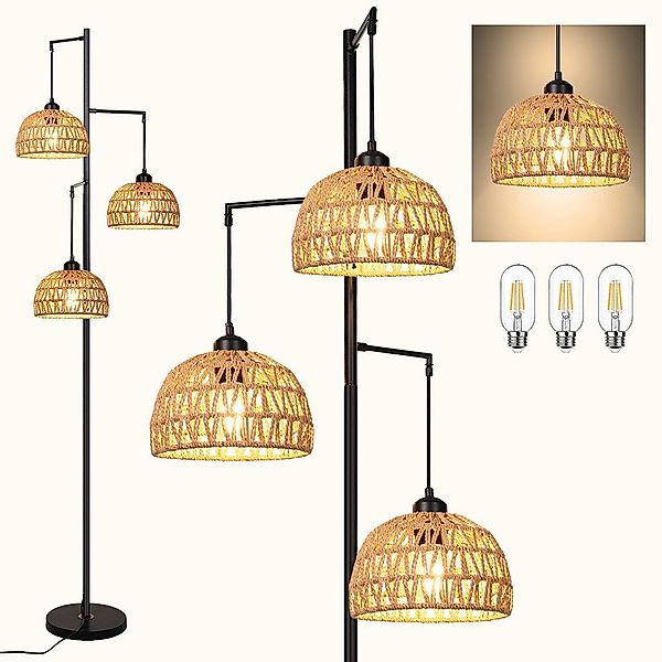 Lapamax LED Stehlampe 3 E27 Fassungen günstig online kaufen