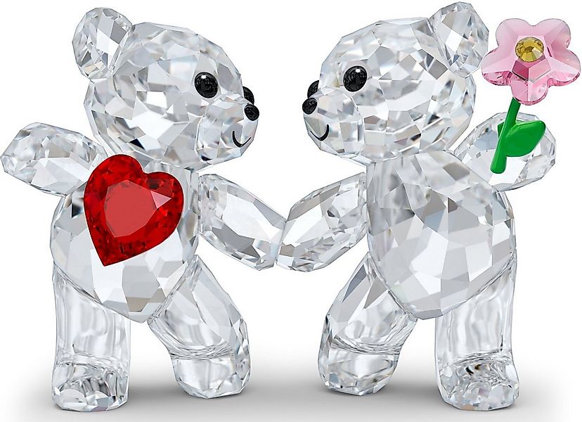 Swarovski Dekofigur Kristallfigur "LIEBE" Kris Bär Zusammen glücklich (1 St günstig online kaufen