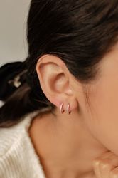 Hey Happiness Paar Creolen 925 Silber günstig online kaufen