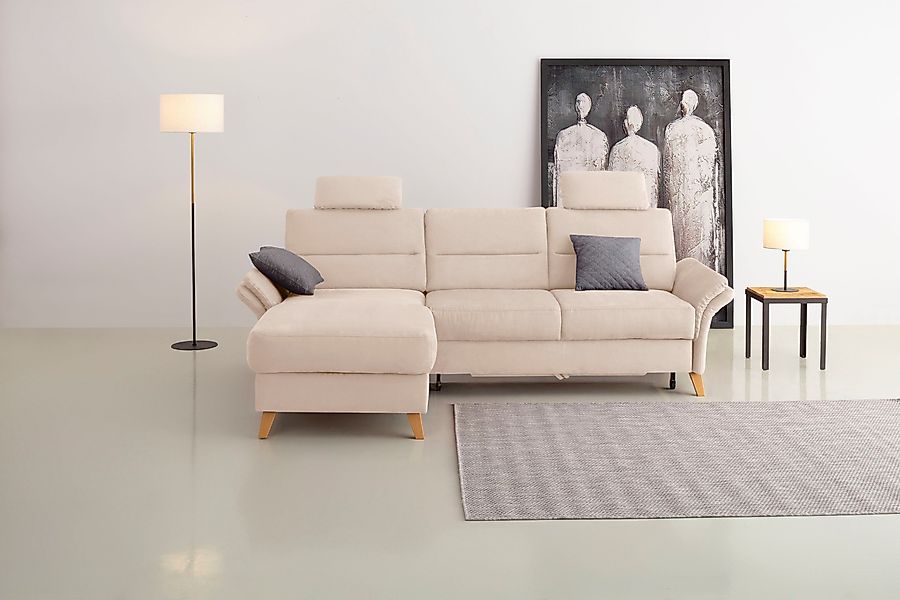 Home affaire Ecksofa Westerland L-Form, Federkern-Polsterung, günstig online kaufen